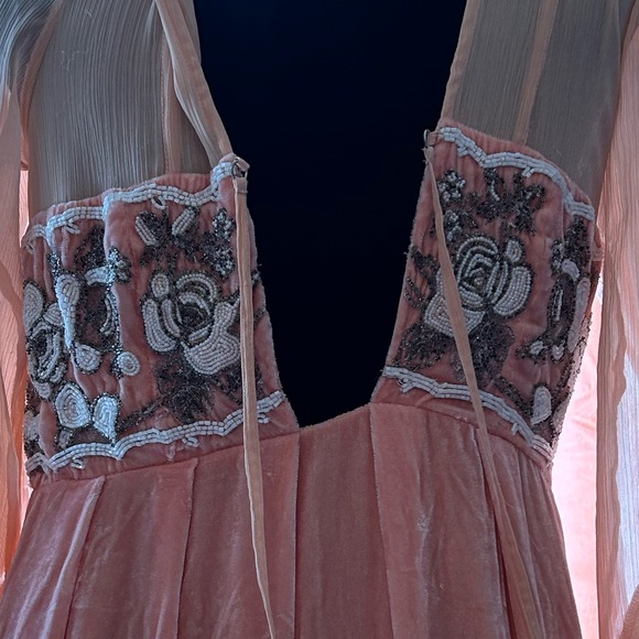 free people limited edition dress gemma’s velvet limited edition dress small 🩵 - Picture 7 of 8